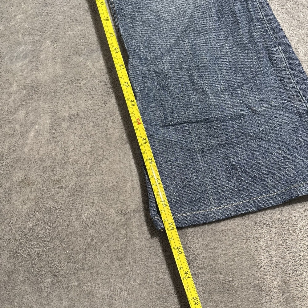 Guess Jeans Womens 30 Blue Foxy Flare Low Rise Stretch Y2K Denim - Picture 4 of 10